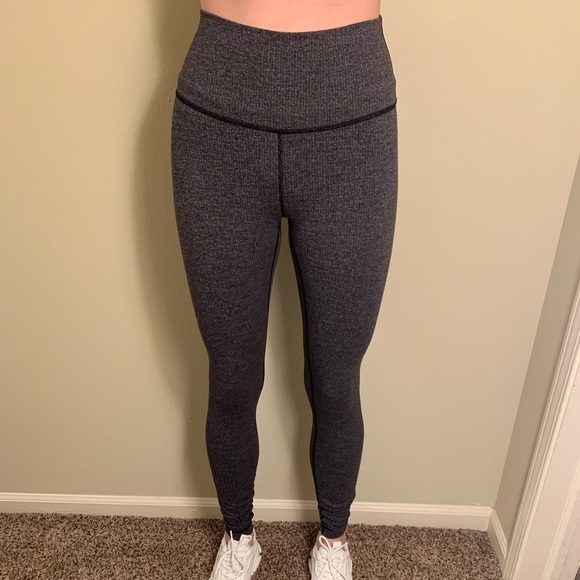 Lululemon herringbone gray leggings - Picture 1 of 2